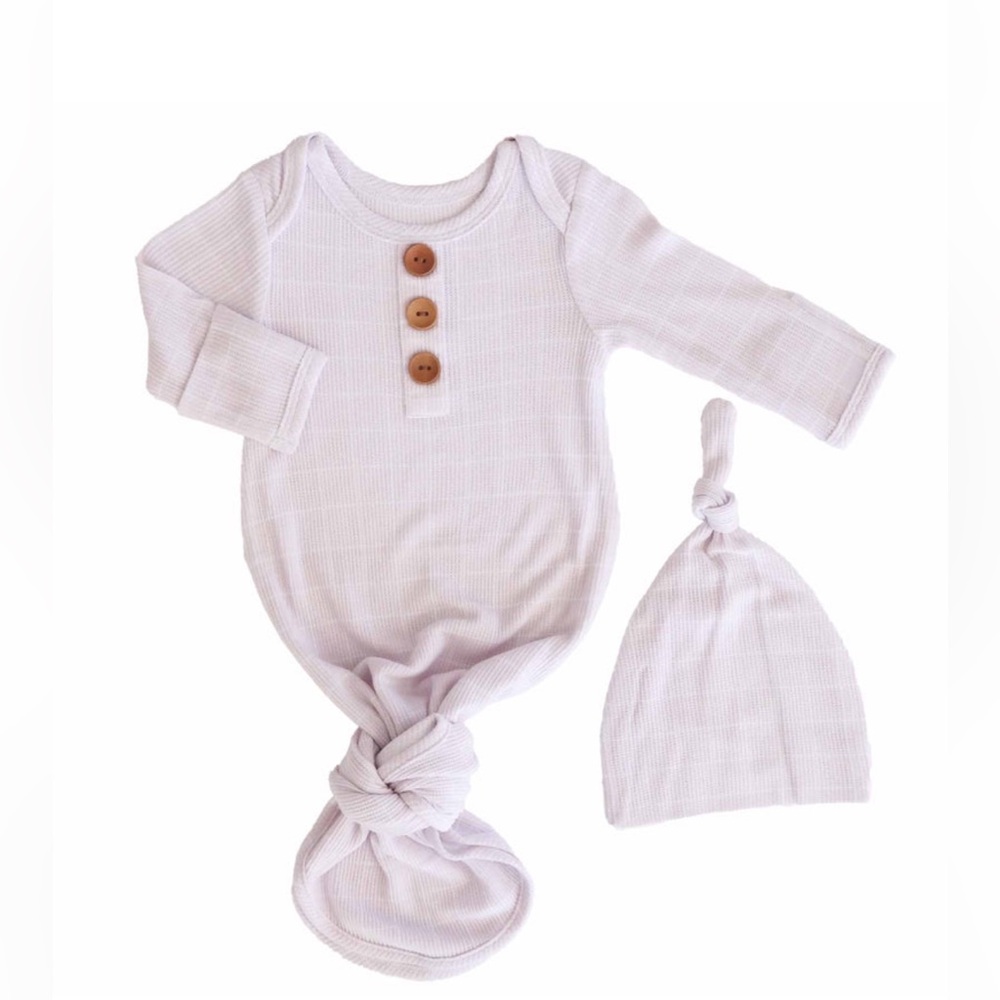 Caden Lane Bundle 3 Bamboo Baby Knot Gowns